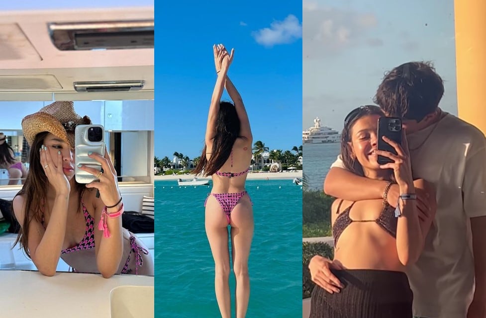 Danna Paola se deja ver muy enamorada