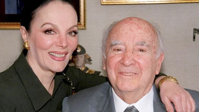Sasha Montenegro y José López Portillo.