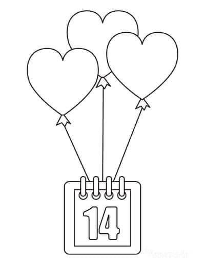 10 imágenes del Día del Amor y la Amistad: Dibujos bonitos para colorear e imprimir por San Valentín