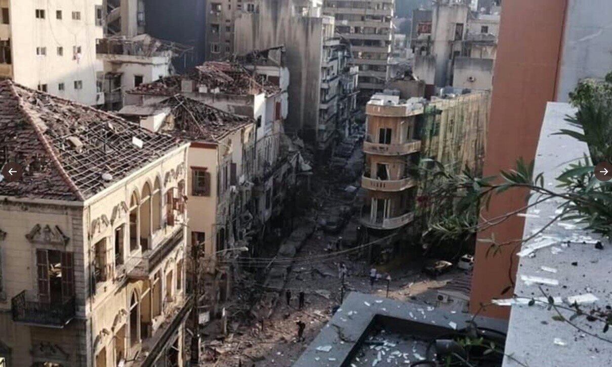 Daños en viviendas de Beirut