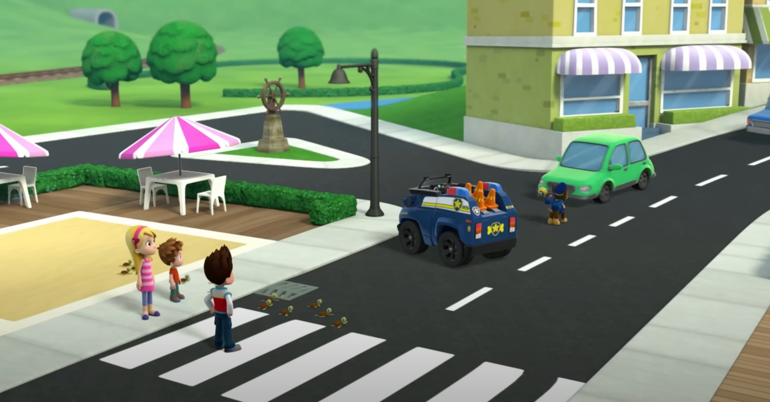 Paw Patrol en la playa