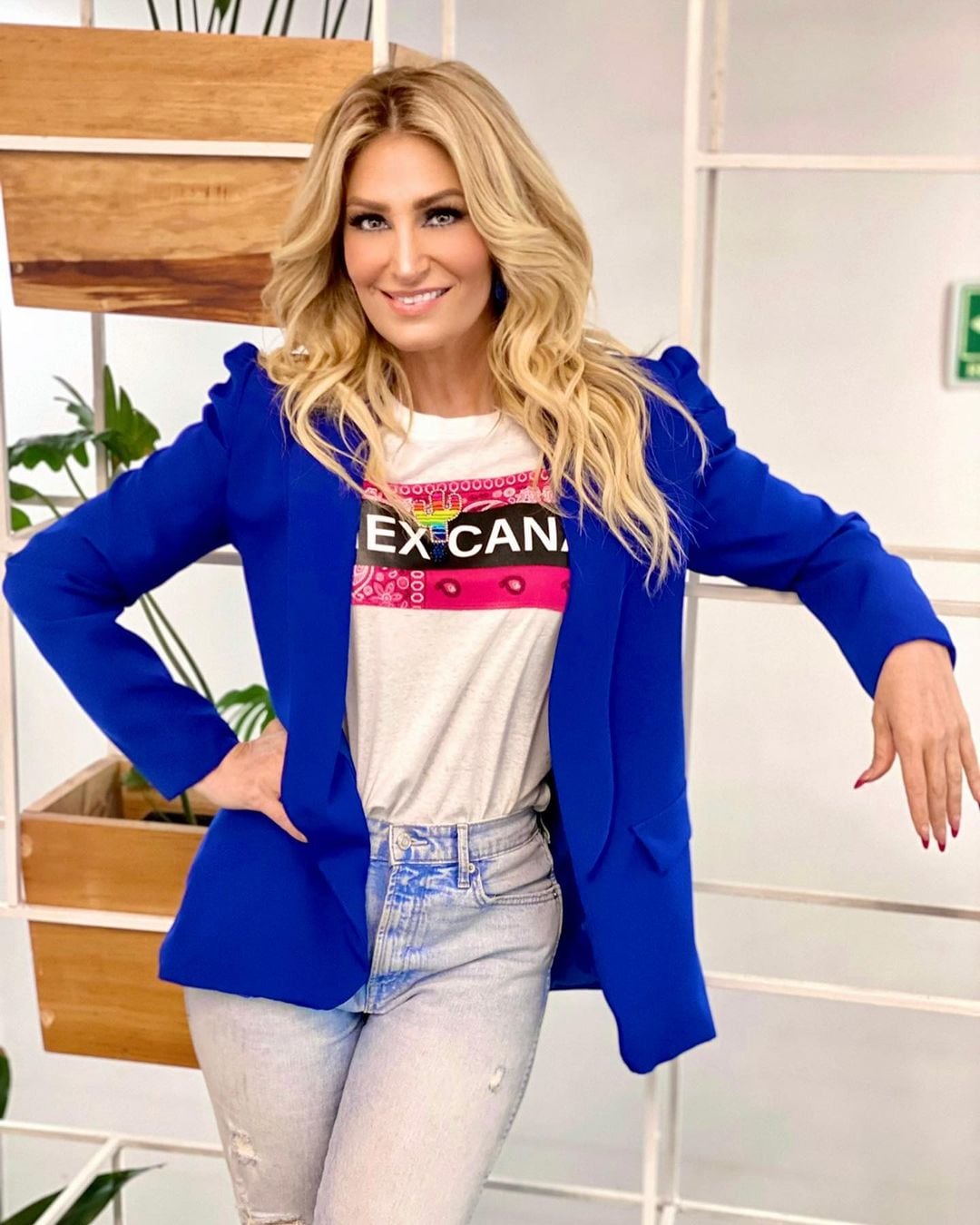 La conductora de Venga La Alegría, Anette Cuburu.