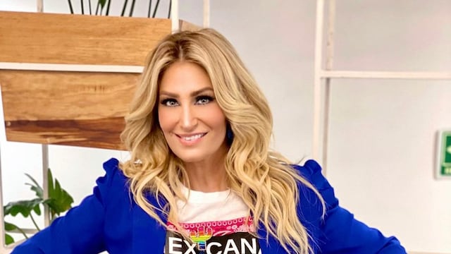 La conductora de Venga La Alegría, Anette Cuburu.