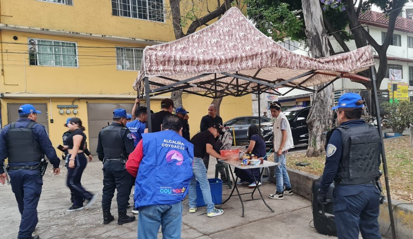 Desmantelan chelería en Coyoacán