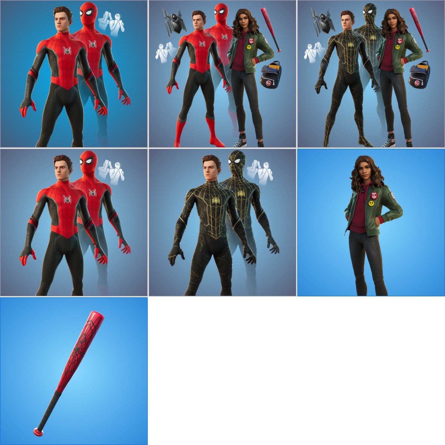 Artículos en Fortnite de 'Spider-Man: No Way Home'