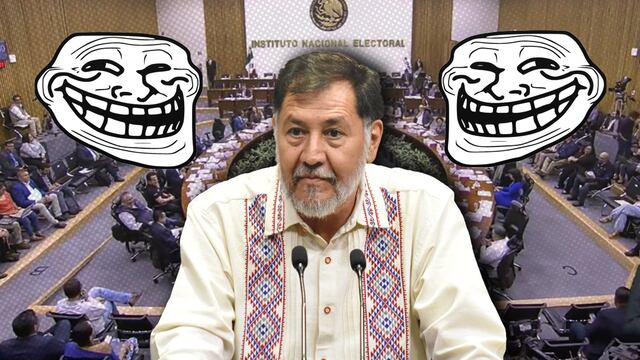 Gerardo Fernández Noroña fue épicamente trolleado en el INE