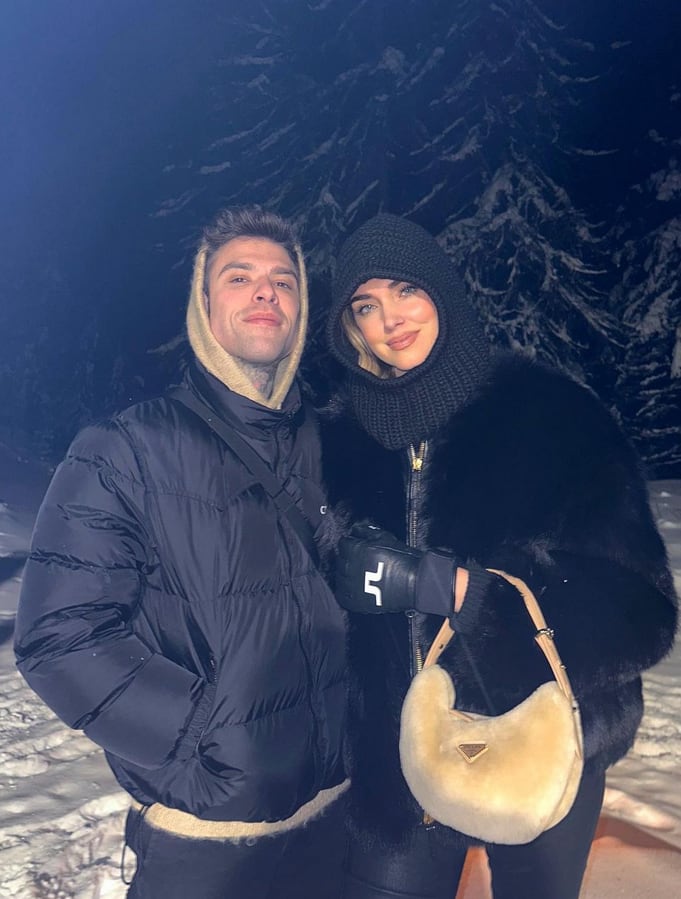 Chiara Ferragni con su esposo Fedez.