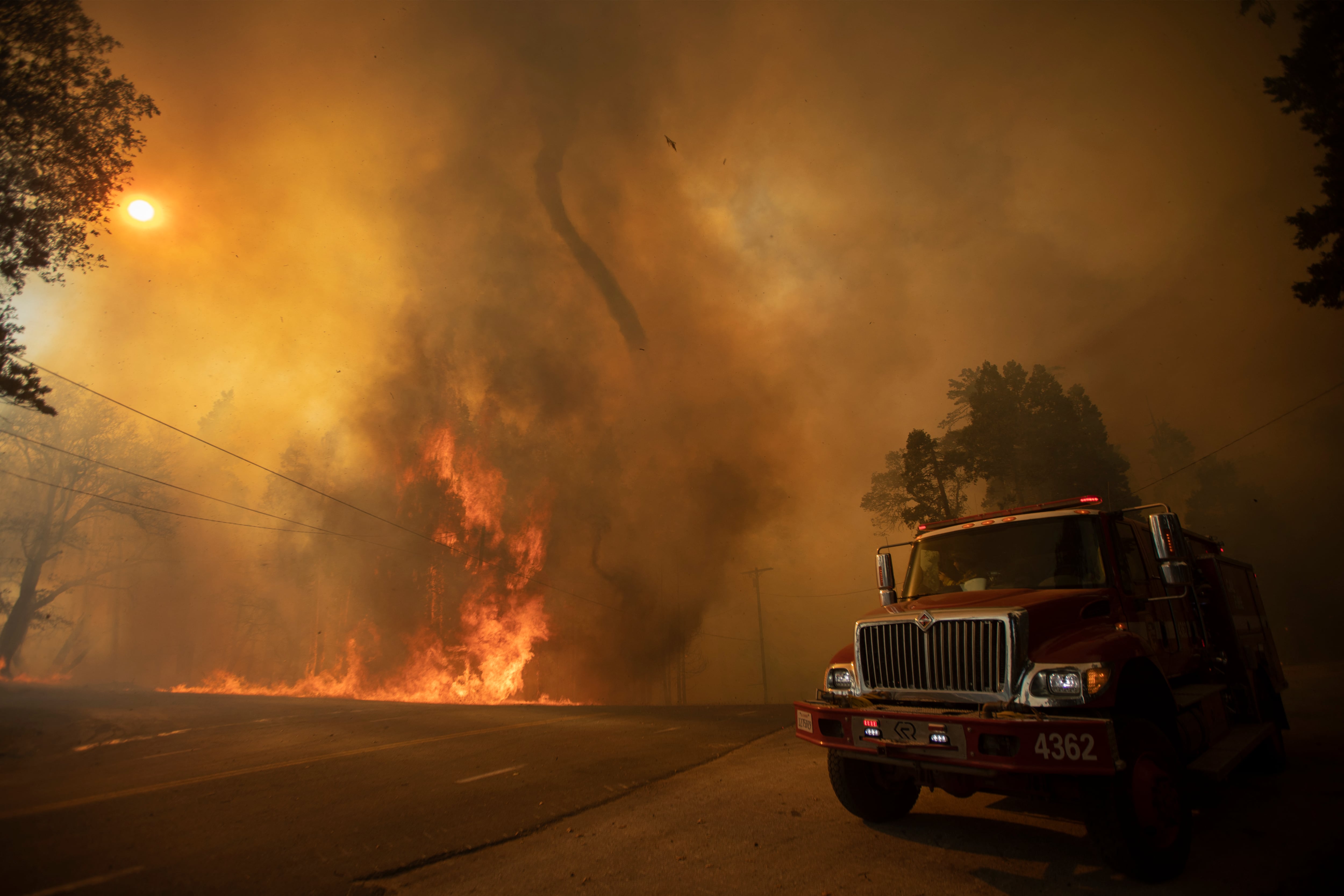 Incendio forestal, California