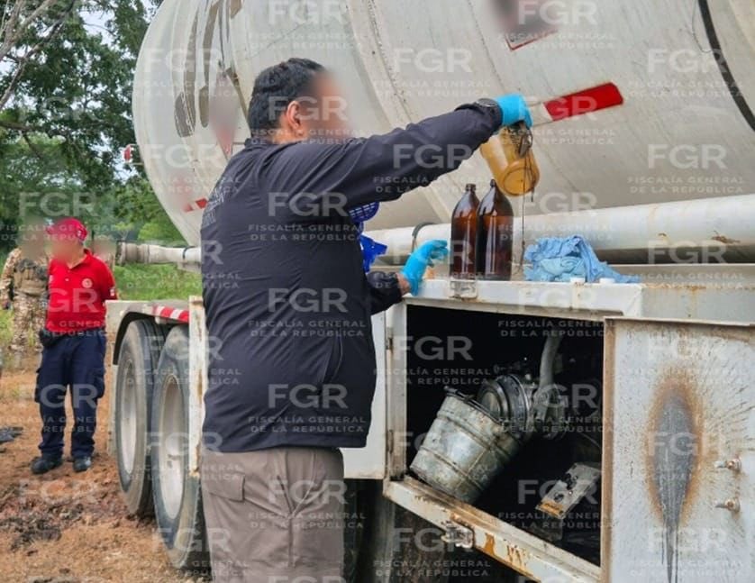 Aseguramiento de 36 mil litros de hidrocarburo en Tabasco