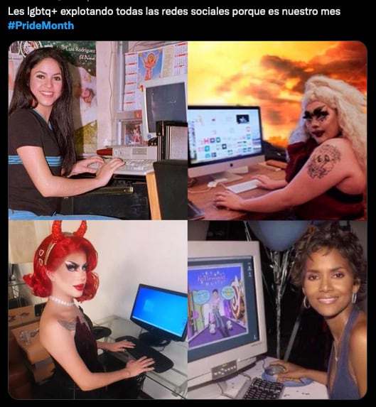 Meme del pride month.