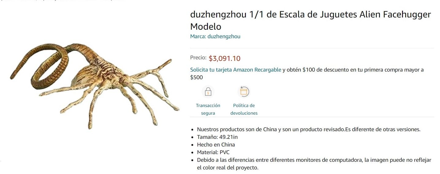 Figura de Facehugger