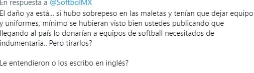 Fans sobre la Selección Mexicana de Softbol