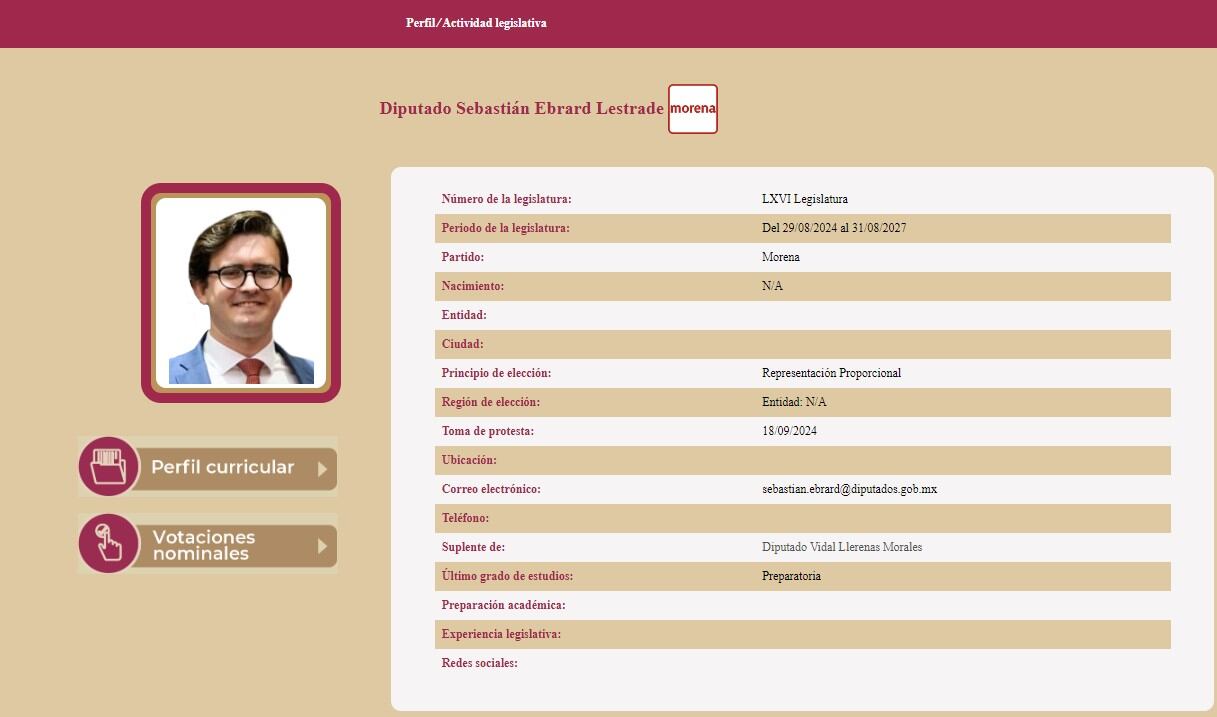 Sebastián Ebrard Lestrade, sobrino de Marcelo Ebrard