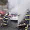 CDMX: Taxi se incendia por completo en la colonia Jardín Balbuena