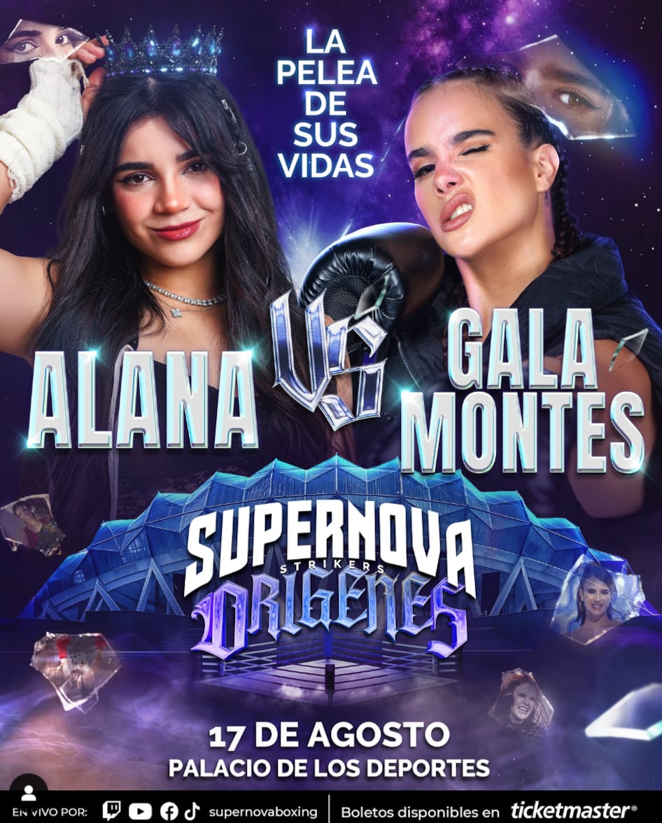 Gala Montes vs Alana Flores en Supernova Strickers Orígenes