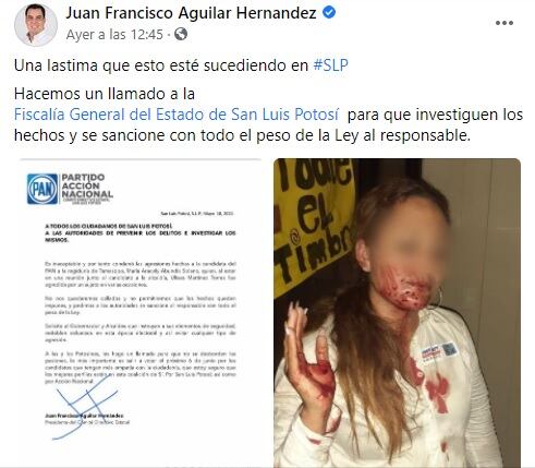 Publicación de FB PAN