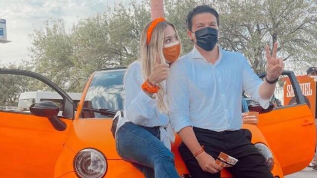 El candidato y la aspirante a primera dama, fosfo fosfo ambos