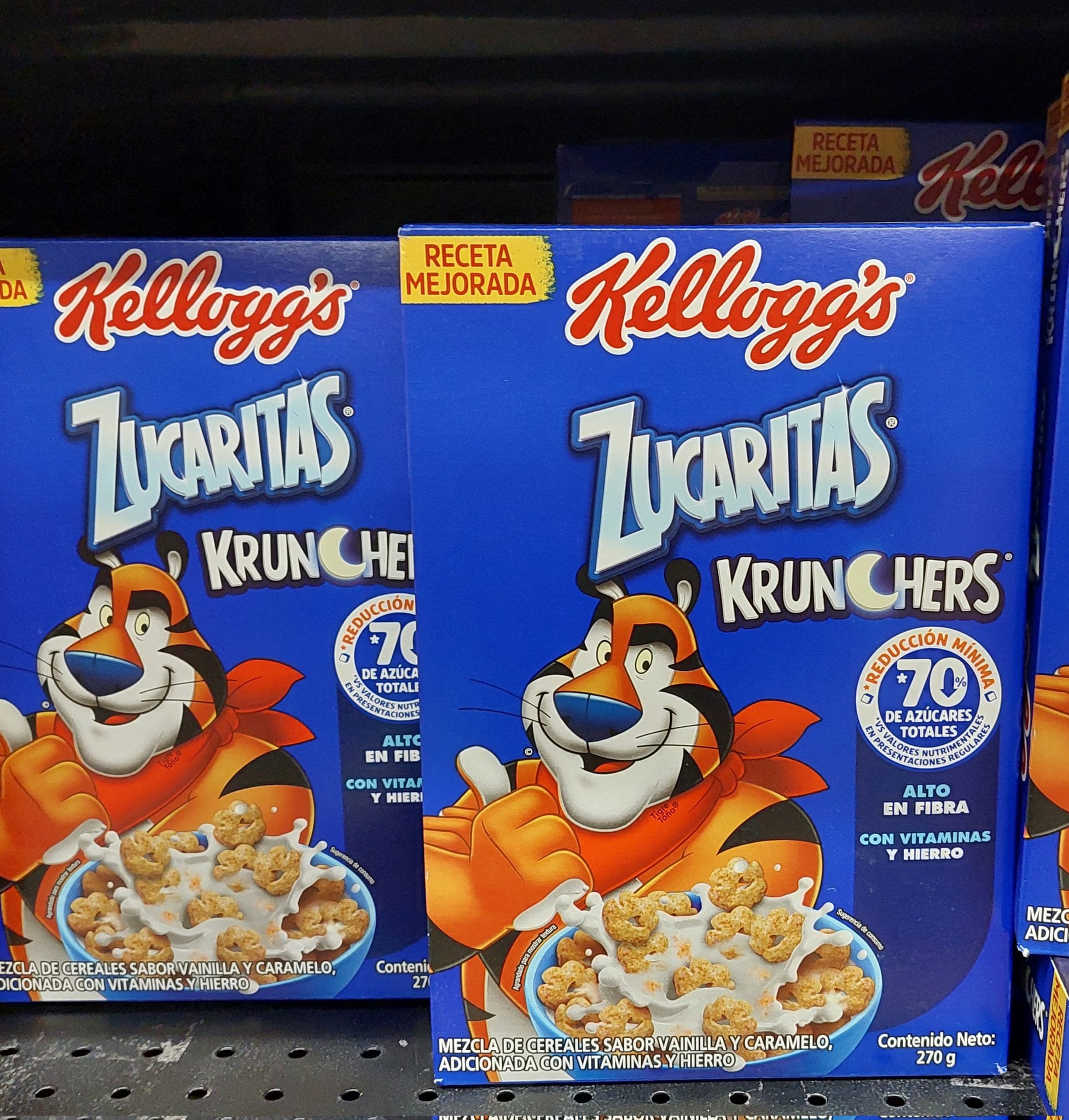 Cereales sin sellos en México