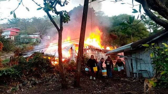 Incendio en Nogales, Veracruz