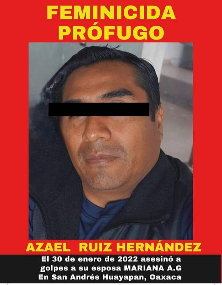 Detienen en Oaxaca a presunto feminicida de Mariana