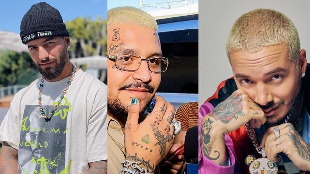 Maluma, Christian Nodal y J Balvin