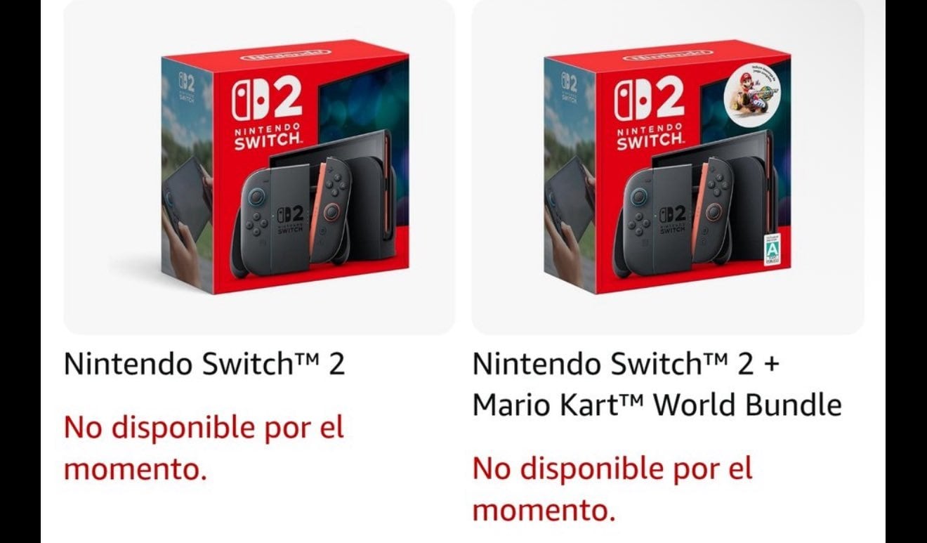 Nintendo Switch 2 agota sus unidades en preventa en Amazon México