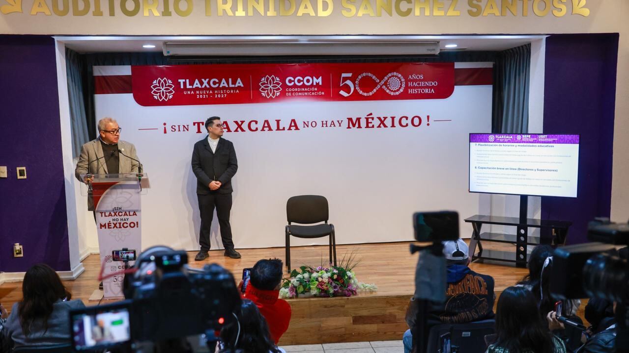 Más de 378 mil estudiantes regresan a clases presenciales en Tlaxcala: SEPE