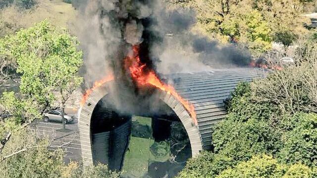 Incendio en Planetario Alfa