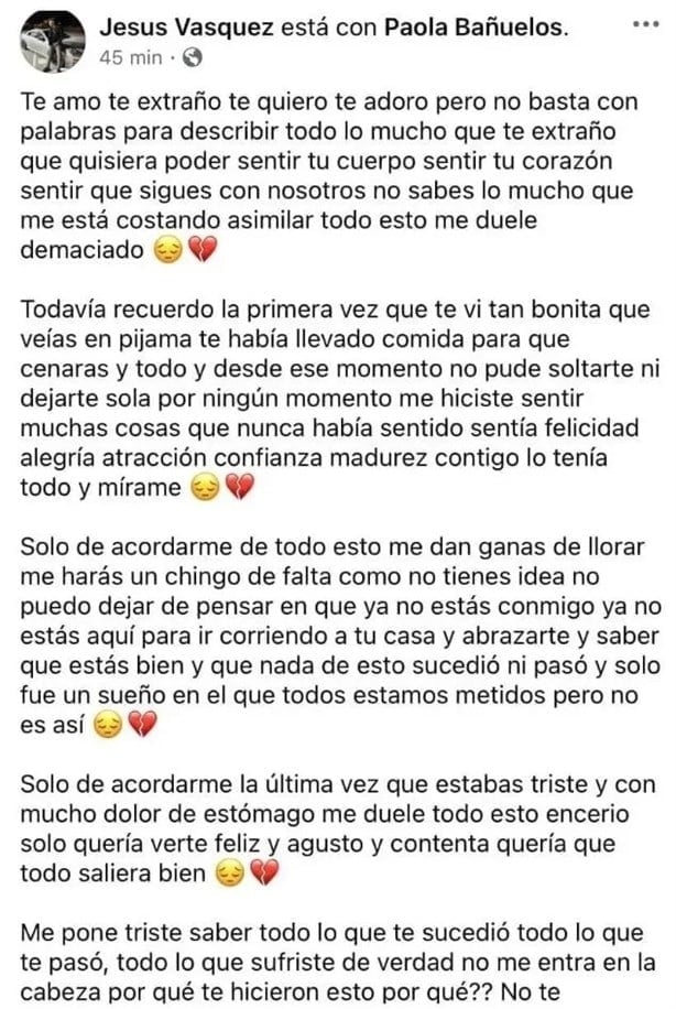 exnovio de Paola Andrea Bañuelos Flores