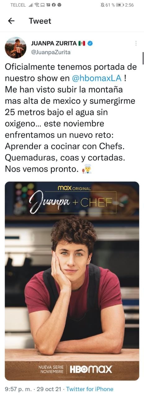 Publicación de Twitter