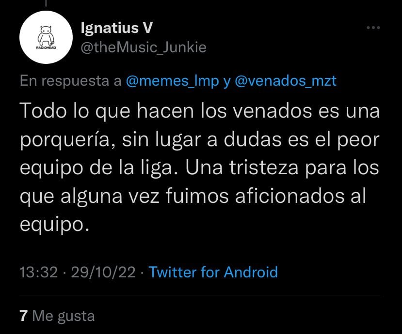 Venados de Mazatlán.