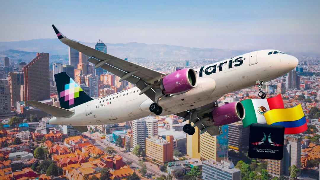 ¡Nueva ruta! AIFA conectará a México con Bogotá a través de Volaris