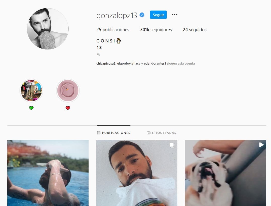 Gonzalo Peña retoma su Instagram