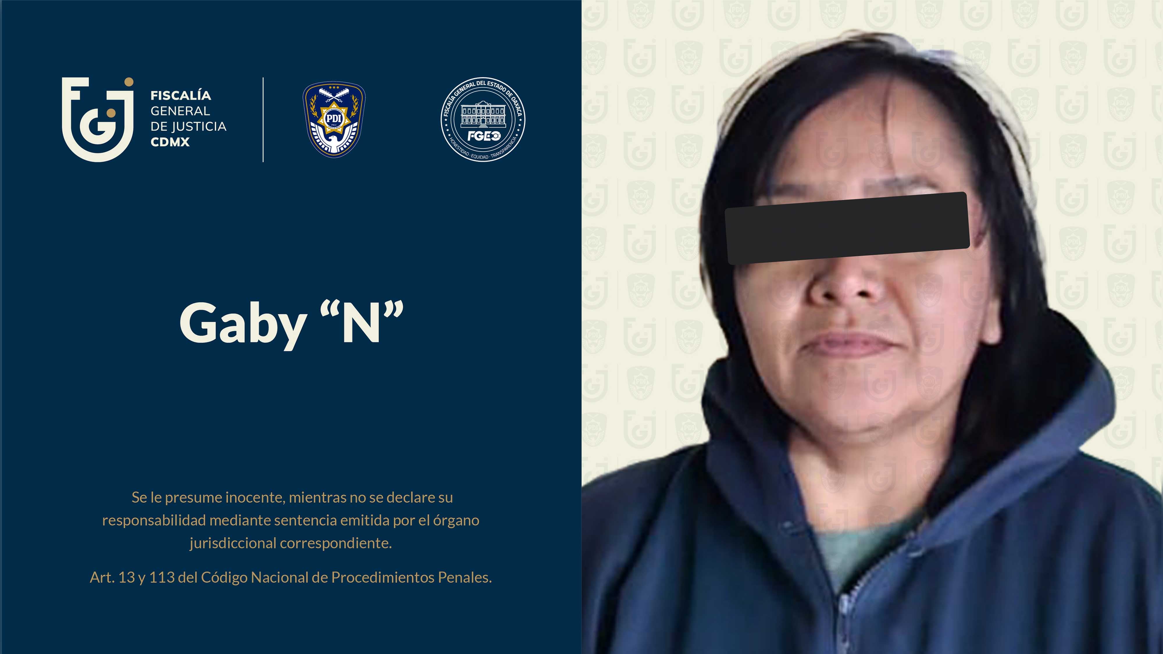 FGJ de la CDMX confirma detención de Gaby Gómez tras arrollar a motociclista.