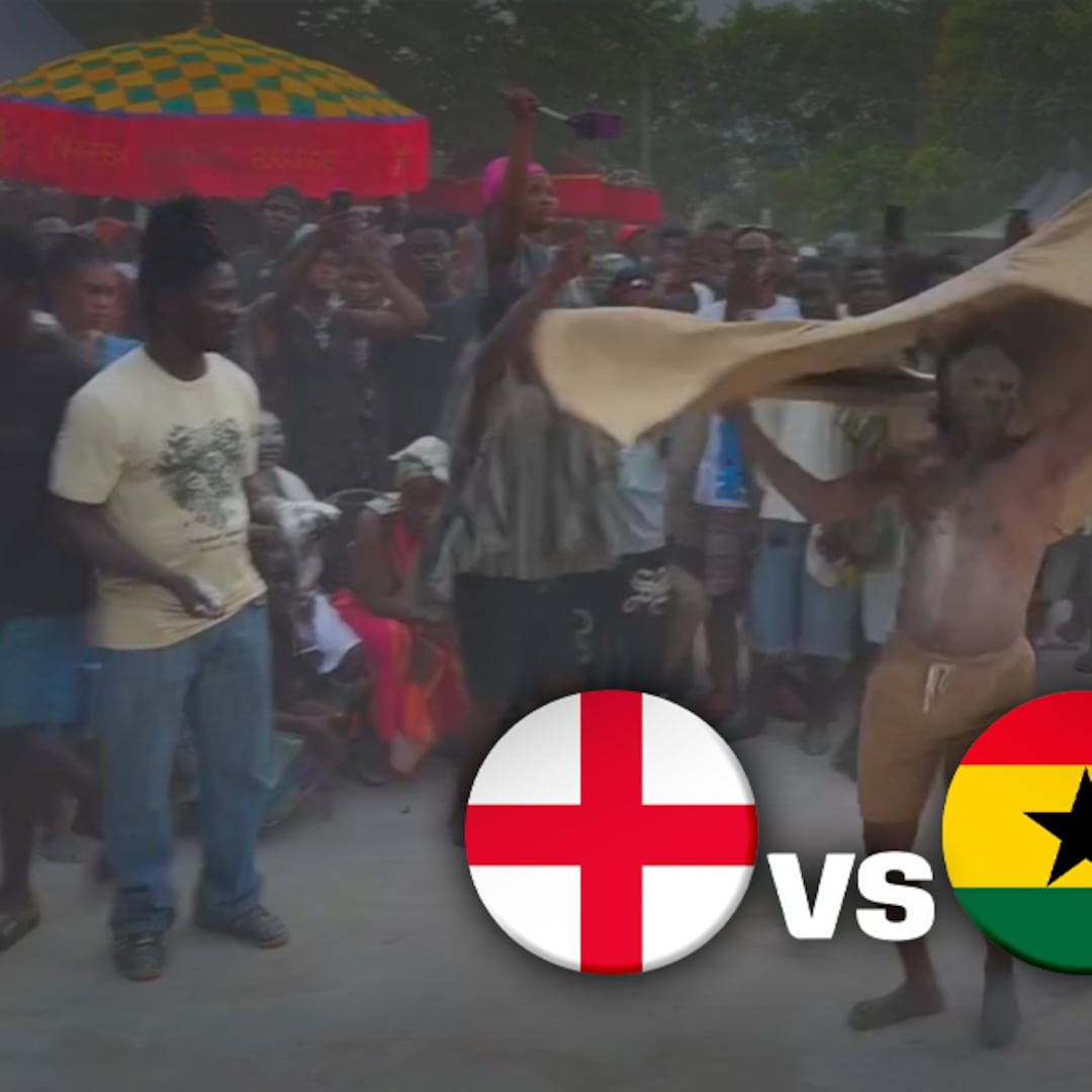 Así fue el ritual de Nana Kwaku Bonsam antes del Ghana vs Inglaterra