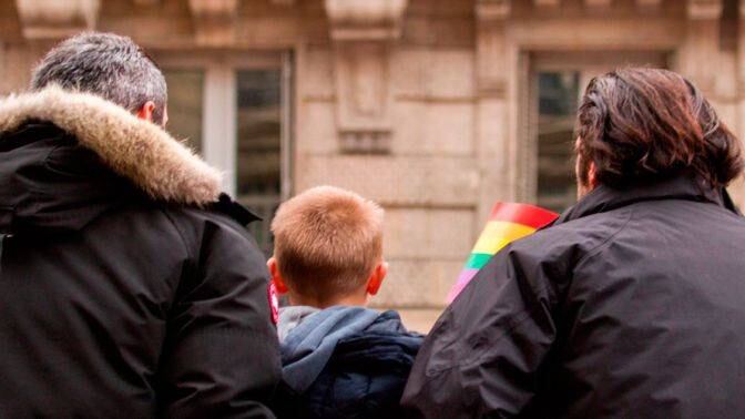 Adopción gay en Italia.