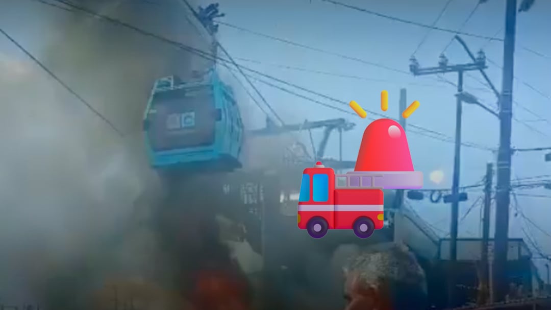 Así se vio el incendio en Ermita Zaragoza, Iztapalapa, por falla en manguera de gas LP