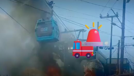 Así se vio el incendio en Ermita Zaragoza, Iztapalapa, por falla en manguera de gas LP