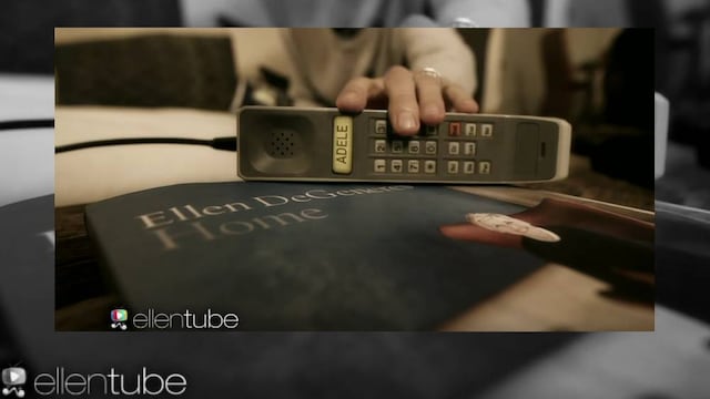 La anfitriona le hizo una parodia al dramático video del primer sencillo de Adele. 