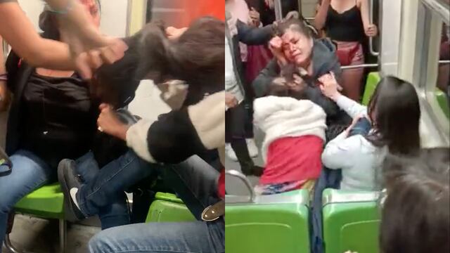 Pelea en el Metro