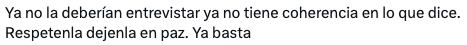 Usuarios critican la entrevista a Silvia Pinal.