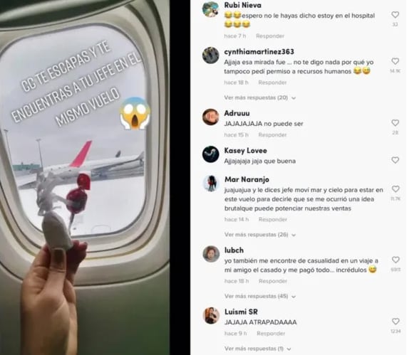 Se escapa de su trabajo y se encuentra a su jefe