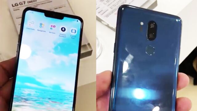Imágenes filtradas del LG G7.