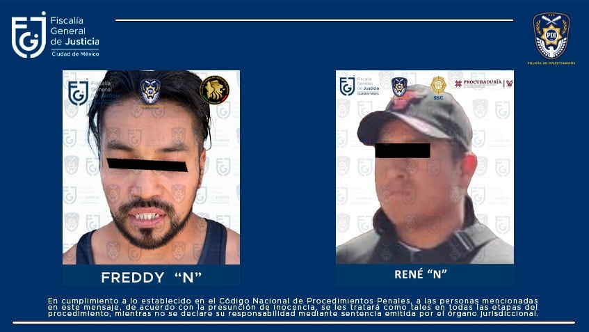 Freddy "N" y René "N"/ Fotografía tomada de X (antes Twitter)