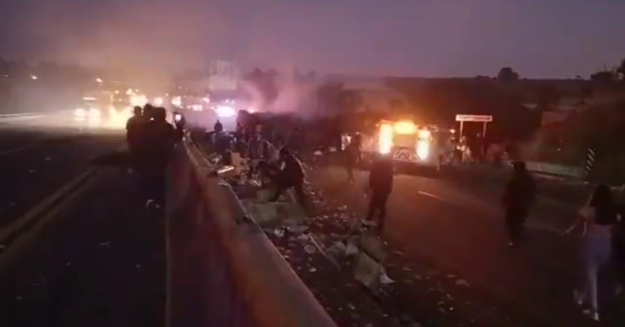 Accidente en la México-Puebla