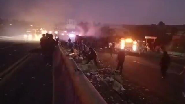 Accidente en la México-Puebla