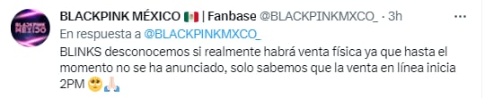 ¿No habrá venta física de boletos para Blackpink?