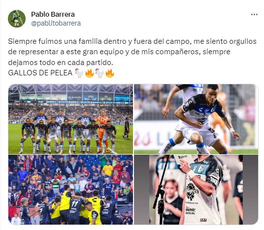 Pablo Barrera del Querétaro FC