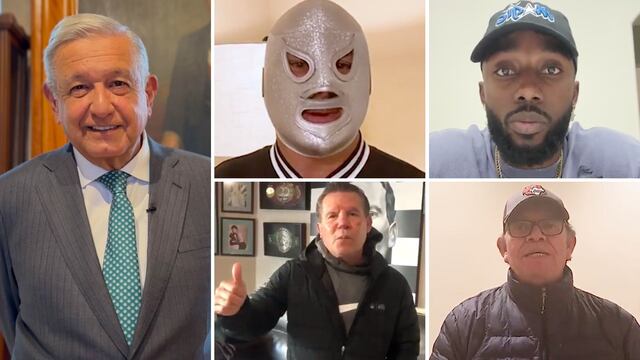 AMLO y leyendas del deporte mexicano