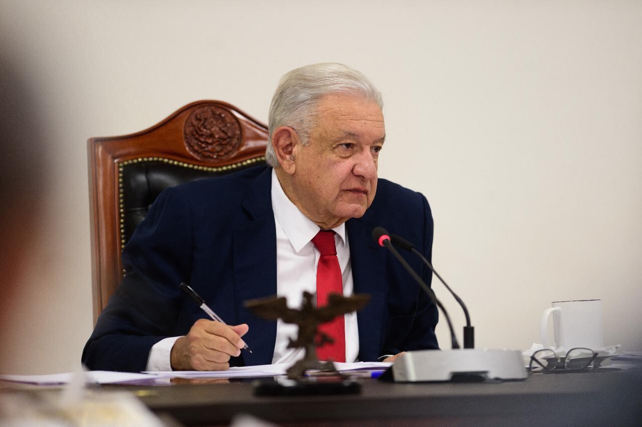 AMLO en su conferencia mañanera